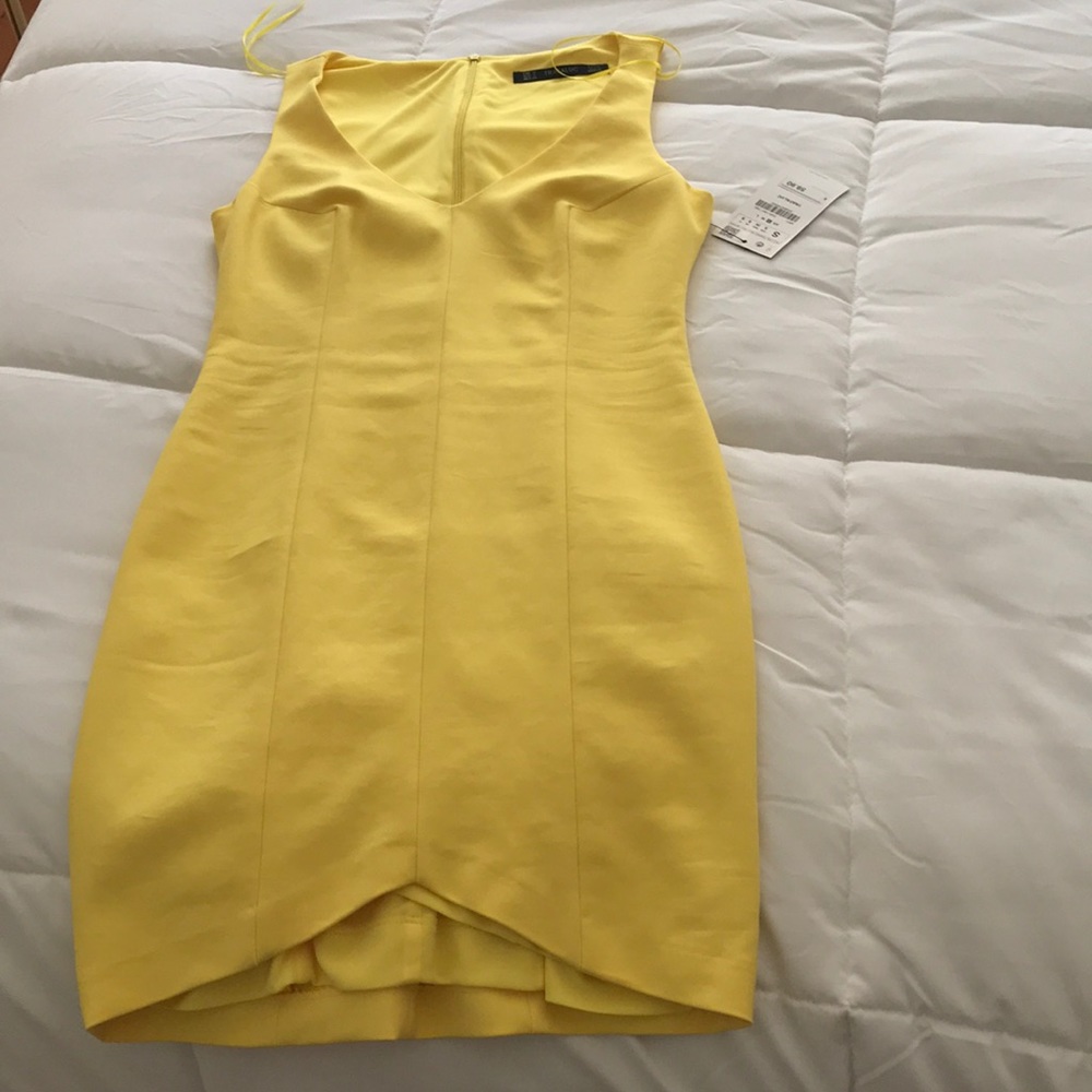 Zara Trafaluc Yellow Mini NWT size S